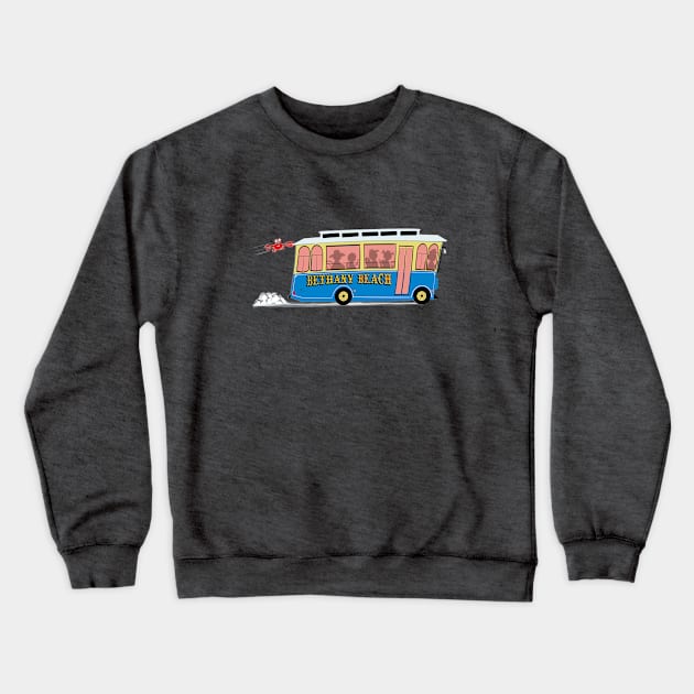 Bethany Beach Trolley Crewneck Sweatshirt by BETHANY BEACH